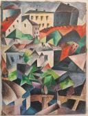 BOGOMAZOV Aleksandr Konstantin 1880-1930,Cubism,Hood Bill & Sons US 2013-04-23