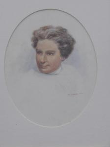 BOGUE Ida M 1885-1972,Portrait of a lady,1924,Golding Young & Mawer GB 2016-02-17