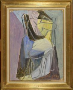 BOGUSLAWSKAJA Xenia Puni 1892-1972,Femme cubiste,Etienne de Baecque FR 2013-02-18
