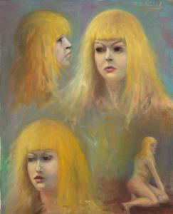 BOHANNAH Charles F 1910-1985,Portrait of a Woman,Neal Auction Company US 2023-03-22