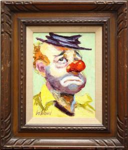 BOHLAND 1900-1900,Sad Clown,Clars Auction Gallery US 2011-01-08