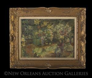 bohlman Edgar Lemoine 1902,Flower Market, Lisbon,New Orleans Auction US 2016-01-23