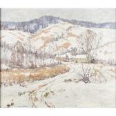 BOHM C. Curry 1894-1971,Untitled (Winter Landscape),1930,Rago Arts and Auction Center US 2017-11-11
