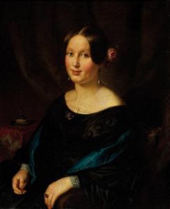BOHMER 1822-1875,Portrait einer jungen Dame,Auktionshaus Dr. Fischer DE 2012-12-08