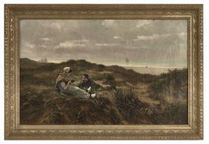 BOHNHORST August John Paul 1849-1919,In the Dunes,New Orleans Auction US 2018-04-21