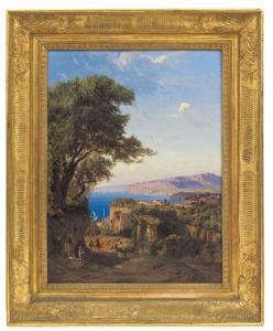 BOHNSTEDT Ludwig Franz Karl 1822-1885,Sorrento,1868,Meeting Art IT 2015-10-25