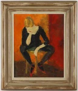 boiceau renée 1910-1977,Danseuse assise,Piguet CH 2009-09-28