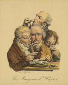 BOILLY Louis Leopold 1761-1845,Les Mangeurs d'Huitres,Rosebery's GB 2017-09-30