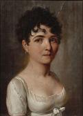 BOILLY Louis Leopold 1761-1845,Portrait de femme à la robe ,Artcurial | Briest - Poulain - F. Tajan 2015-03-27