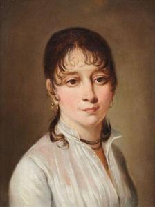 BOILLY Louis Leopold 1761-1845,Portrait de femme en robe de tulle,Mercier & Cie FR 2019-03-31