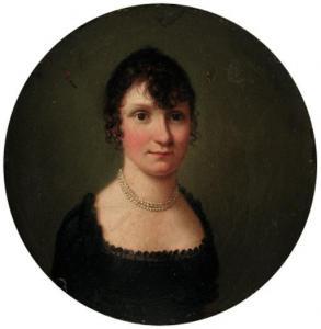BOILLY Louis Leopold,Portrait of a lady, small-half-length, in a black ,Christie's 2000-05-04