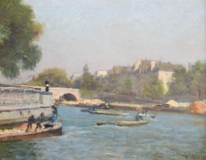 BOIRY Camille 1871-1954,View of the Seine,Woolley & Wallis GB 2021-12-07