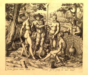 BOISSARD ROBERT 1570-1603,Le jugement de Pâris,The Romantic Agony BE 2017-04-28