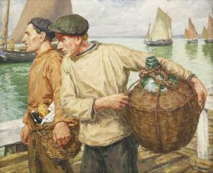 BOISSART Pierre 1878-1944,BRETON FISHERMEN,1932,Sworders GB 2018-07-11
