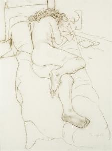 BOISSEVAIN William 1927-2023,Sleeping Nude,2002,Menzies Art Brands AU 2008-03-19