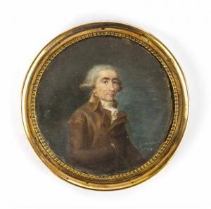 BOISSIER André Claude 1760-1833,Halbporträt eines Herrn,1798,Palais Dorotheum AT 2018-11-20