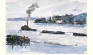 BOITARD François 1898-1959,La Seine, près de Honfleur,Bailleul Nentas FR 2002-09-15