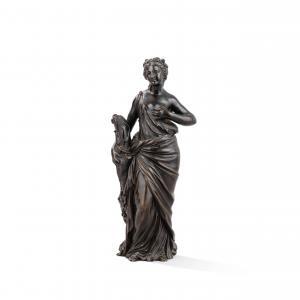 BOIZOT Simon Louis 1743-1809,Bacchante bronze à patine brun foncé,19th century,Sotheby's 2023-12-19