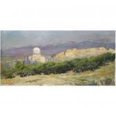 BOKATSAMBIS VIKENTIOS 1856-1932,VIEW OF THE CHURCH OF SAINT NIKOLAS, ATHENS,Sotheby's GB 2009-05-06