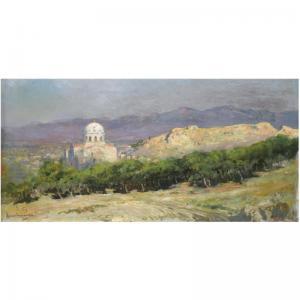 BOKATSAMBIS VIKENTIOS 1856-1932,VIEW OF THE CHURCH OF SAINT NIKOLAS, ATHENS,Sotheby's GB 2009-05-06