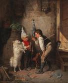 BOKER Carl 1836-1905,Little recruits,1868,Palais Dorotheum AT 2016-10-20