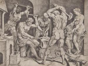 BOL Cornelius,Venus in the forge of Vulcan,1546,Bloomsbury London GB 2012-02-16