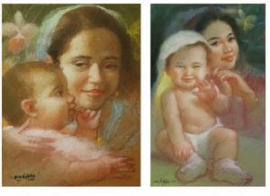 BOLAÑOS GREG 1937,Mother and Child,2001,Leon Gallery PH 2018-07-27