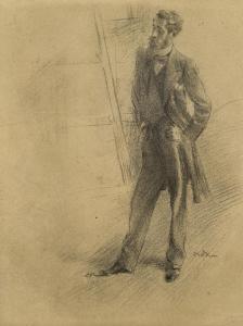 BOLDINI Giovanni 1842-1931,Ritratto di Paul Helleu in piedi,Galerie Koller CH 2024-03-22