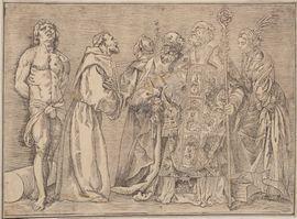 BOLDRINI Niccolo 1510-1570,Les Six Saints,De Maigret FR 2021-07-05