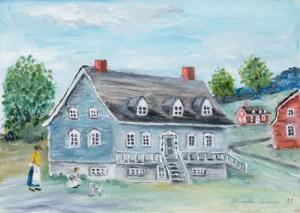 BOLDUC Blanche 1906-1998,Maison de Baie-St-Paul,Heffel CA 2018-06-28