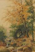 BOLER Albert Edward 1865-1938,Stream before trees,Golding Young & Co. GB 2021-02-24