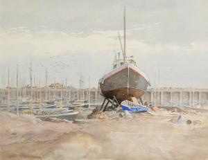 BOLER Cyril 1895-1978,Preparing the Hull,Morgan O'Driscoll IE 2018-05-28