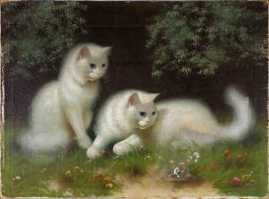 boleradszky Benno 1885-1957,Les deux chats blancs,Cannes encheres, Appay-Debussy FR 2024-02-23