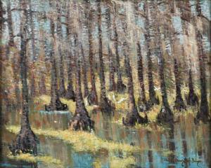 BOLINGER Franz Joseph 1903-1986,Red Cypress in Autumn,Simpson Galleries US 2022-10-01