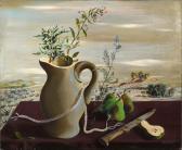 BOLLAERT Edouard,Nature morte à la corde et au pichet,1946,Hotel des ventes Giraudeau FR 2021-06-12