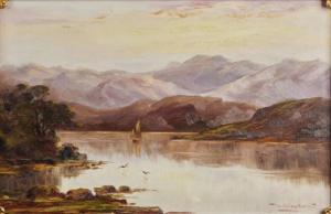 BOLLARD William Allen 1869-1941,Ruby Island - Lake Wanaka,Webb's NZ 2024-01-23