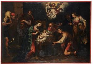 BOLLERY Nicolas 1560-1630,L'Adoration des Bergers,Pescheteau-Badin FR 2019-05-24