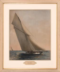 BOLLES Charles E 1847-1914,America's Cup K-Class yacht Columbia,Eldred's US 2014-11-20