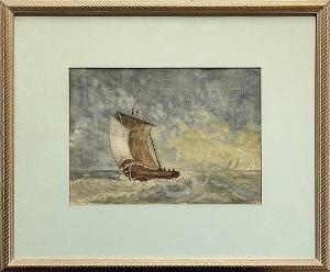 BOLLES F.M,Ship Under Sail,Clars Auction Gallery US 2013-06-15