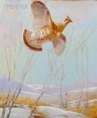 BOLLES Reginald 1877-1967,Ruffled Grouse In Flight,1937,Skinner US 2008-05-16
