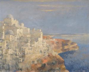 BOLLIGER Rodolphe 1878-1952,Santorini,1936,Beurret Bailly Widmer Auctions CH 2023-11-03