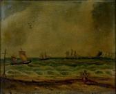 BOLLIN W,SHIPPING OFF THE COAST,1867,Mellors & Kirk GB 2017-11-01