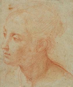 BOLOGNIAN SCHOOL,Head of a Young Woman,1700,Lempertz DE 2015-11-14