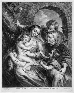 BOLSWERT Schelte Adams 1586-1659,Die Hl. Familie mit dem Goldfink,Galerie Bassenge DE 2012-11-29