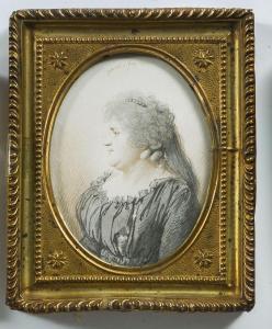 BOLT Johann Friedrich,Ältere Dame mit gepudertem, gelöstem Haar. Brustbi,1793,Leo Spik 2016-12-08