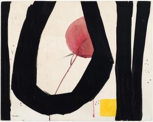 BOLT Ronald William 1938,Red Circle in Black,1953,Heffel CA 2024-03-28