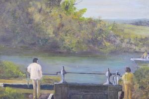 BOLTON Edward T,Opening the Loch Gates,Crow's Auction Gallery GB 2017-06-07
