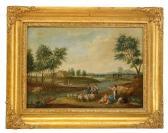 BOMAN Lars Henning 1720-1790,Pastorala landskap med boskap och figurer - ,Stockholms Auktionsverket 2006-06-02