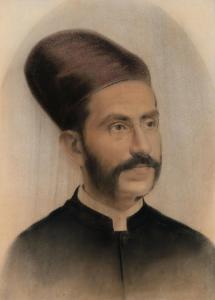 BOMANJI Pestoni 1851-1938,Portrait of a Parsee Gentleman,Saffronart India IN 2023-12-14