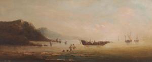 BOMANJI Pestoni 1851-1938,Seascape With Boats,1898,Saffronart India IN 2023-06-28